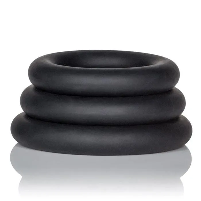 Calexotics Dr. Joel Kaplan Silicone Support Rings - Black