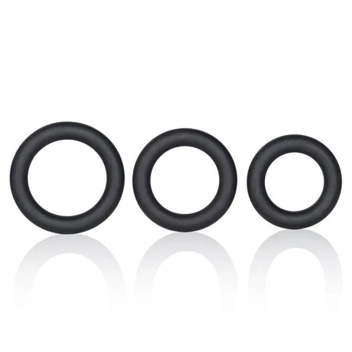 Calexotics Dr. Joel Kaplan Silicone Support Rings - Black