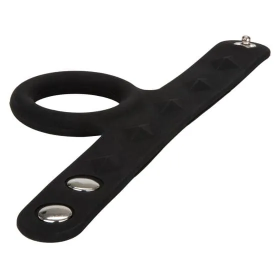 CalExotics Silicone Tri-Snap Scrotum Support Ring - Medium