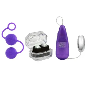 California Exotic Silicone Purple Female Kegel Kit