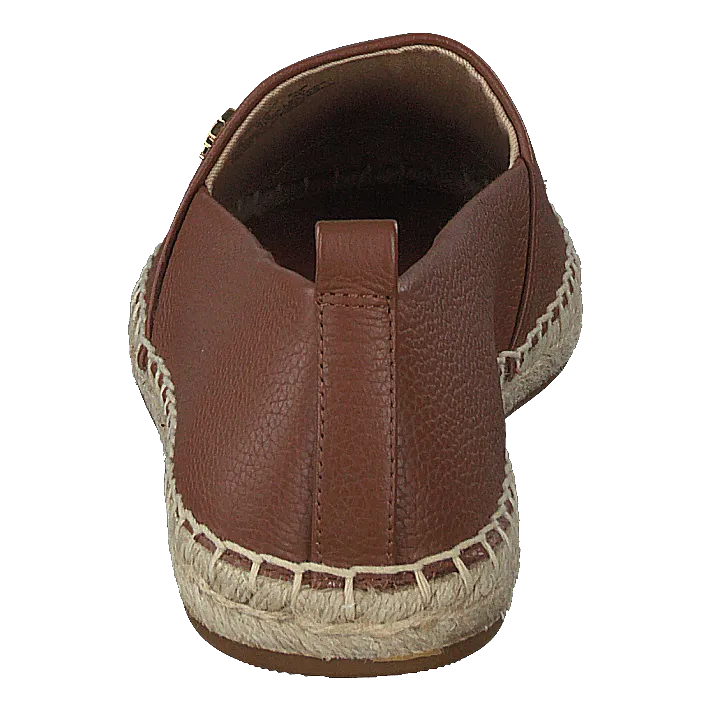 Cameryn IV Tumbled Leather Espadrille Deep Saddle Tan