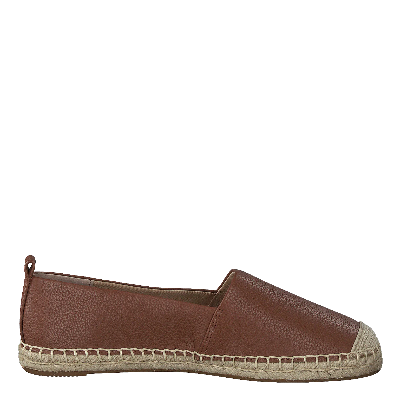 Cameryn IV Tumbled Leather Espadrille Deep Saddle Tan