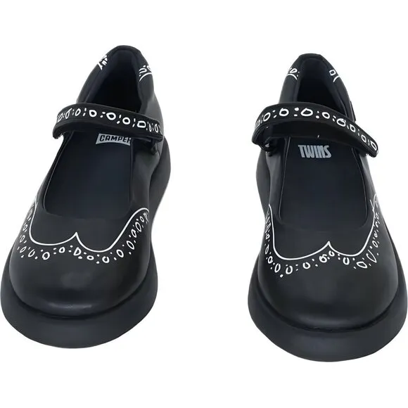 Camper Kids Girls Duet Mary Jane Flat Shoes, Black, Size 11 Little Kid 29 EU