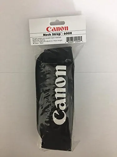 Canon Pro 600x Light Weight Wide Padded Neck Strap Black