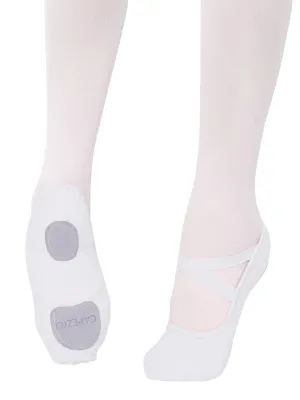 Capezio 2037 Adult White Hanami Canvas Ballet