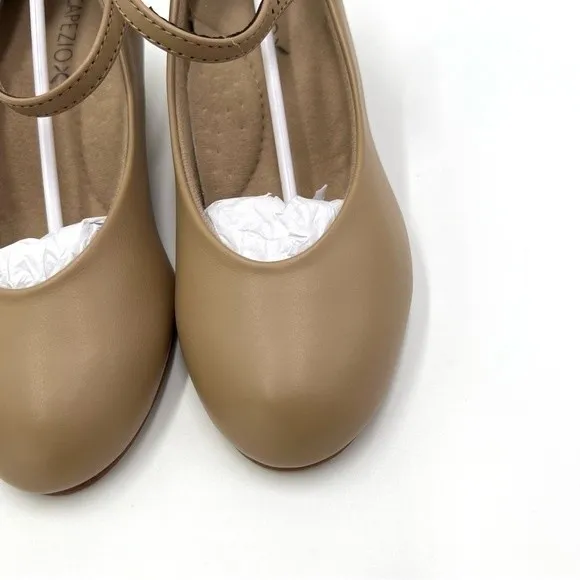 Capezio Jr. Footlight 550 550X Caramel Character Dance Shoes Big Girls Kids 3