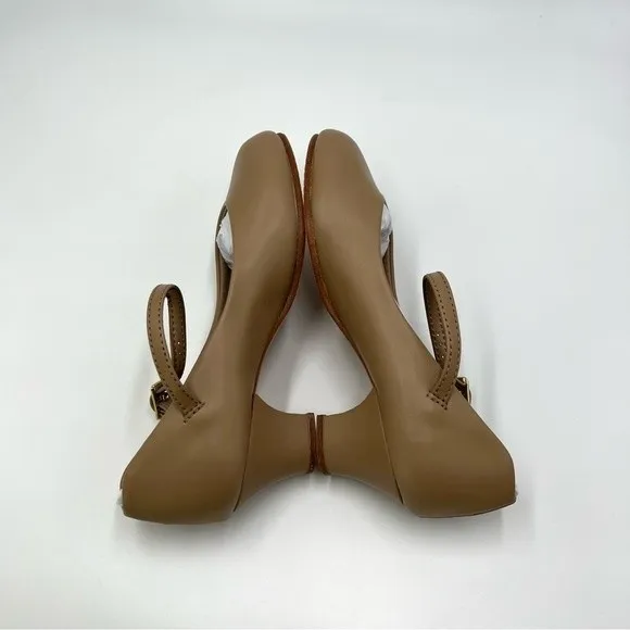 Capezio Jr. Footlight 550 550X Caramel Character Dance Shoes Big Girls Kids 3