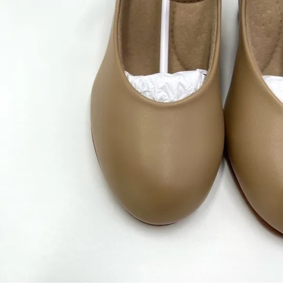 Capezio Jr. Footlight 550 550X Caramel Character Dance Shoes Big Girls Kids 3