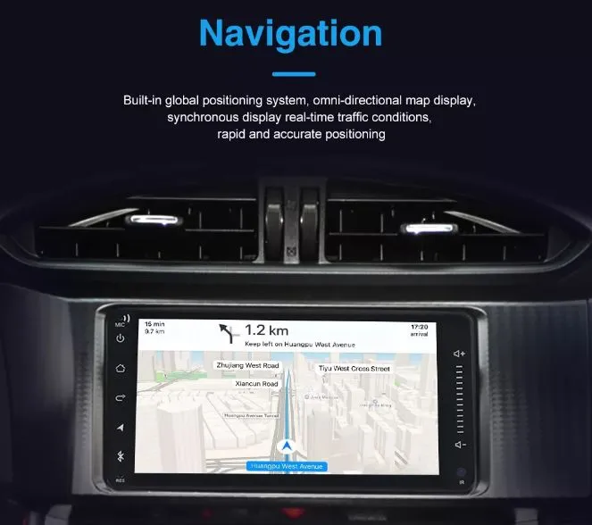 Car Stereo For Toyota  7inch Carplay and Android Auto Bluetooth USB 2GB 32GB
