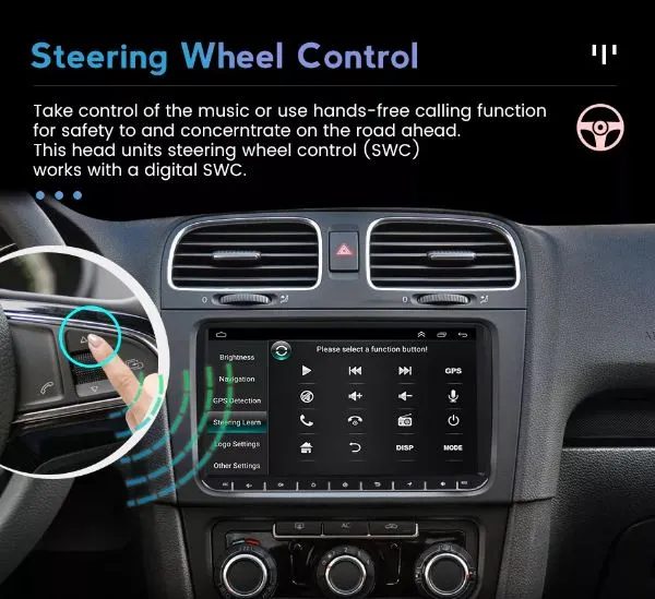 Car Stereo For Toyota  7inch Carplay and Android Auto Bluetooth USB 2GB 32GB