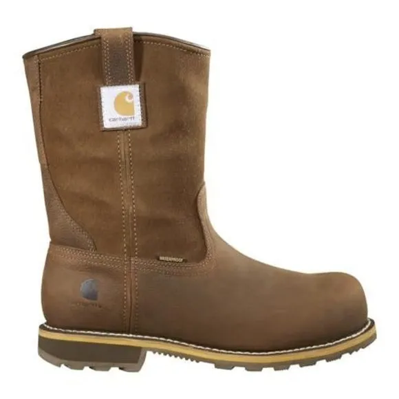 CARHARTT MEN'S TRADITIONAL WELT WATERPROOF 10 INCH SOFT TOE WELLINGTON BOOT