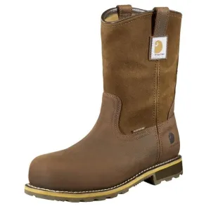 CARHARTT MEN'S TRADITIONAL WELT WATERPROOF 10 INCH SOFT TOE WELLINGTON BOOT