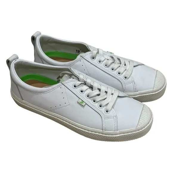 Cariuma Men’s Canvas Low Top Off-White Comfort Sneakers Men’s Size US 10