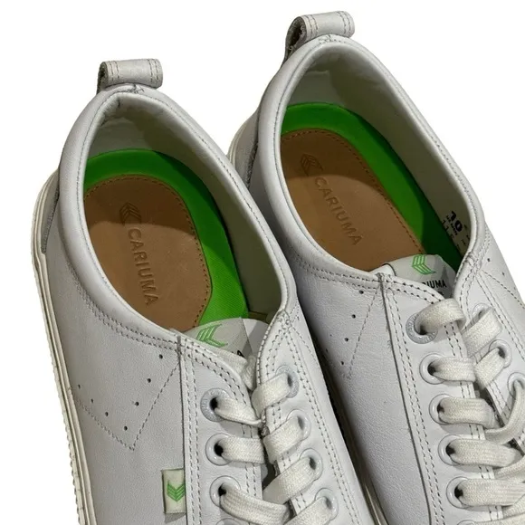 Cariuma Men’s Canvas Low Top Off-White Comfort Sneakers Men’s Size US 10