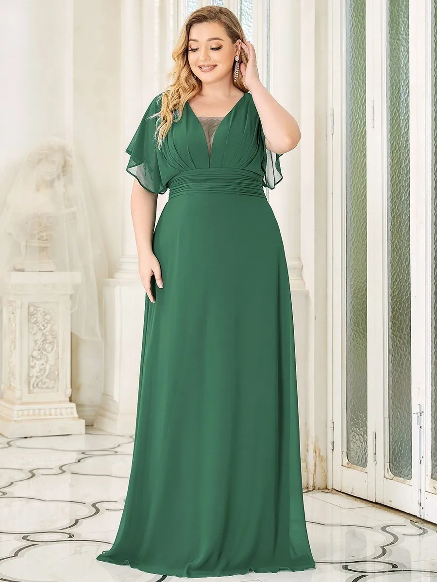 Casey burgundy short sleeve cape style bridesmaid dress s28 Express NZ wide