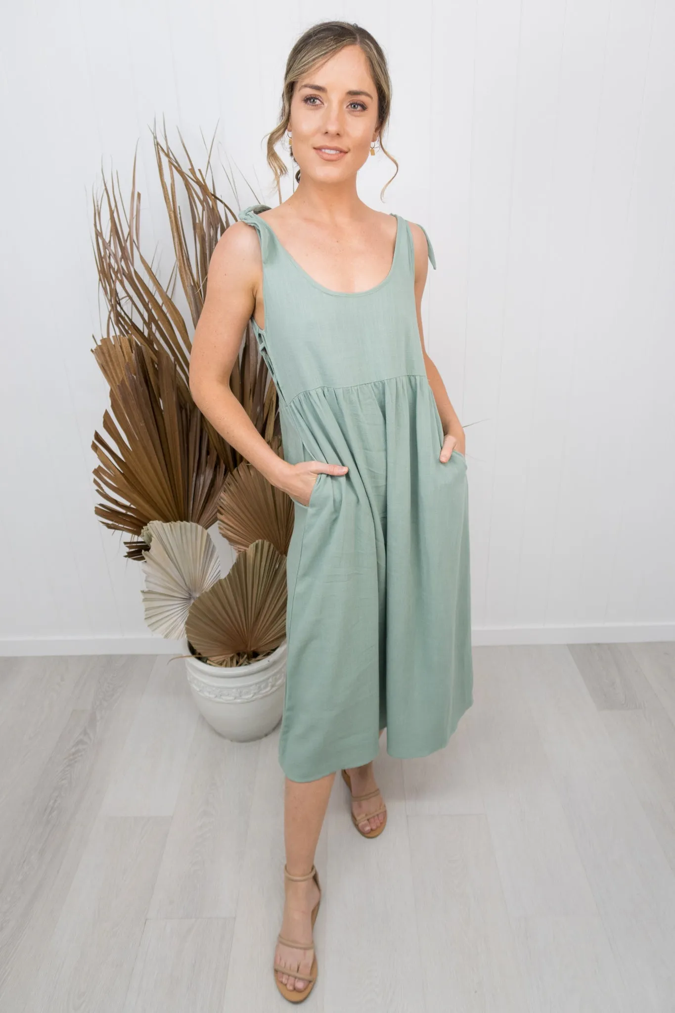 Casey Dress -Sage