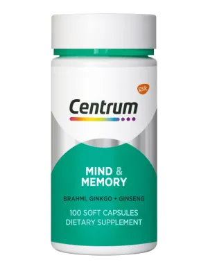 Centrum Mind & Memory 100s Supplement Tablets