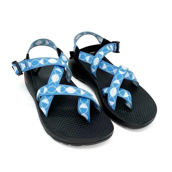 Chaco Z/2 Adjustable Strap Classic Sandal Women’s Size 9 Phase Azure Blue EUC