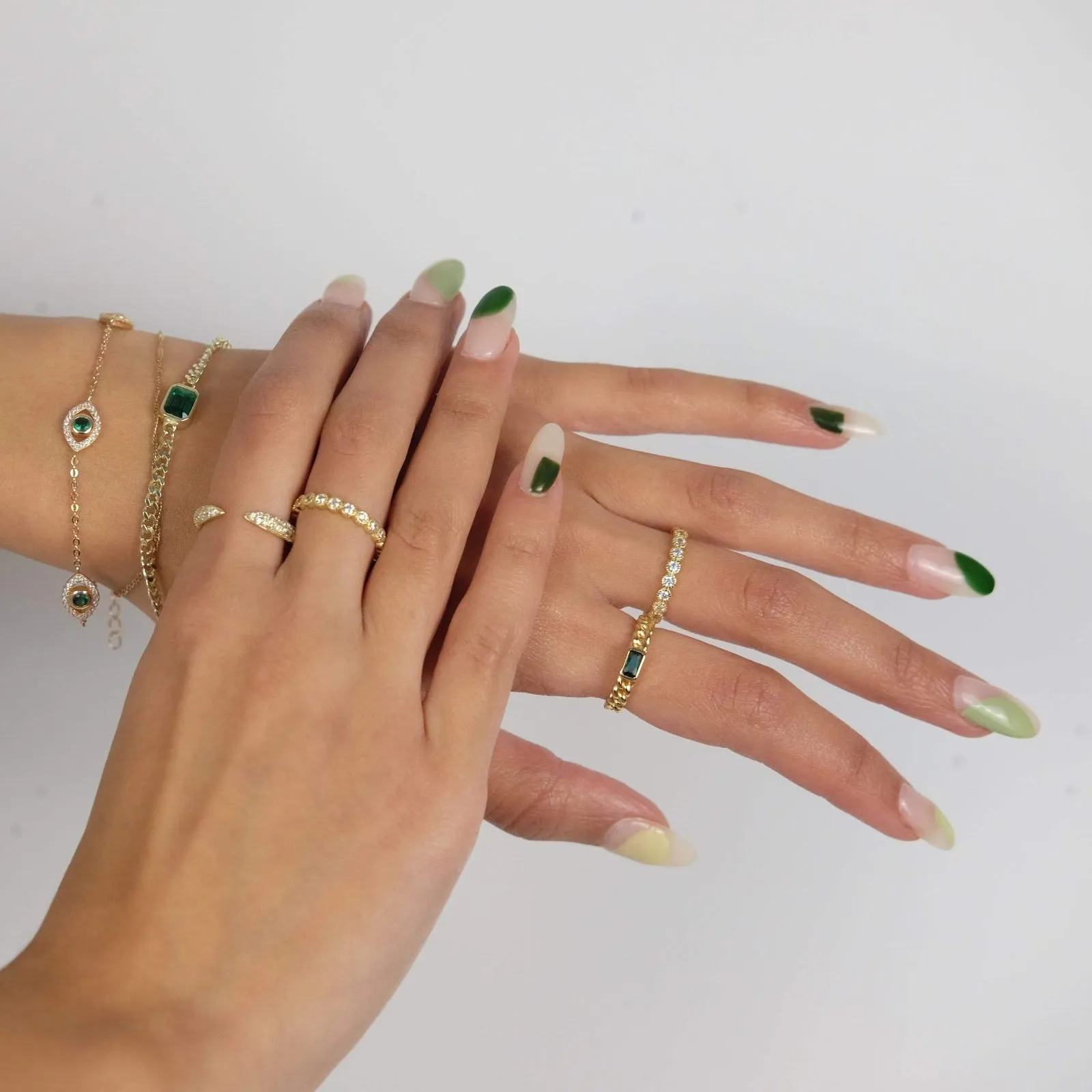 Chain Baguette Ring