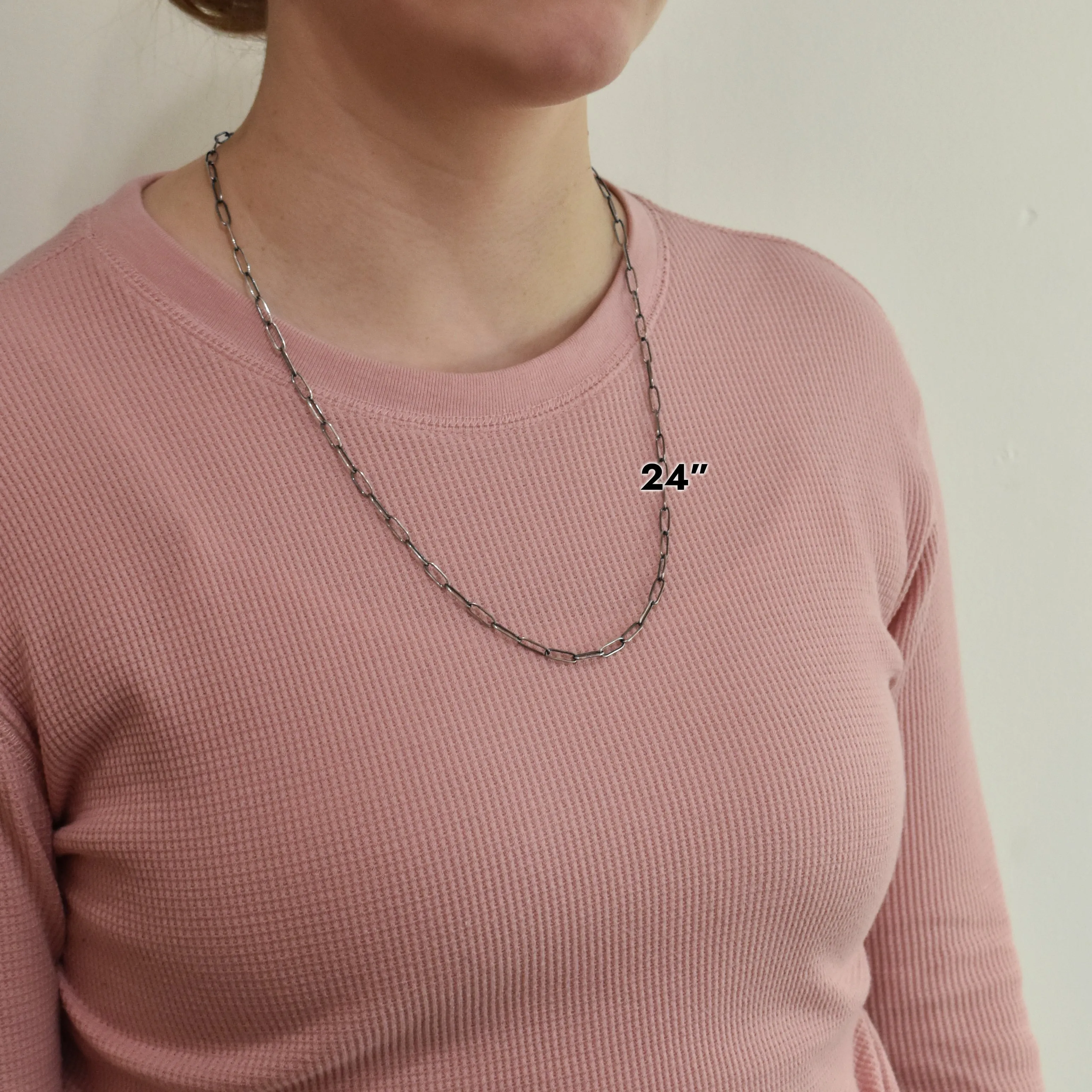Chain - Handmade Dark Silver