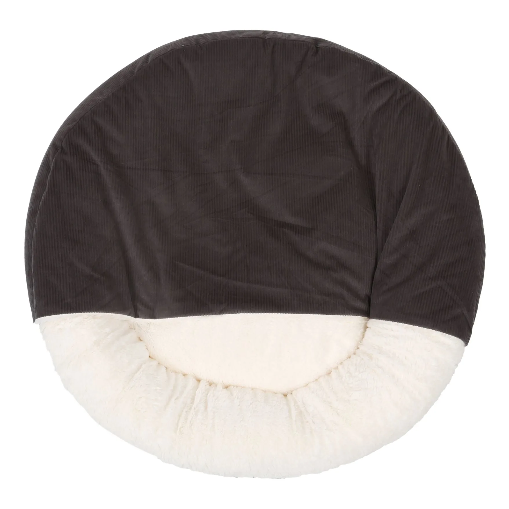 Charlie's Snookie Hooded Calming Dog Bed Charcoal Medium
