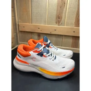 Charly Mens Running Shoes Size 8.5 USA Cushioning White/Orange