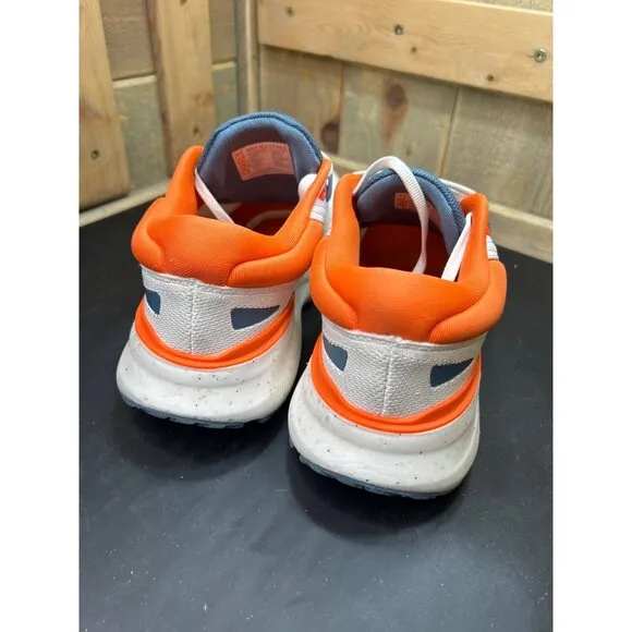 Charly Mens Running Shoes Size 8.5 USA Cushioning White/Orange