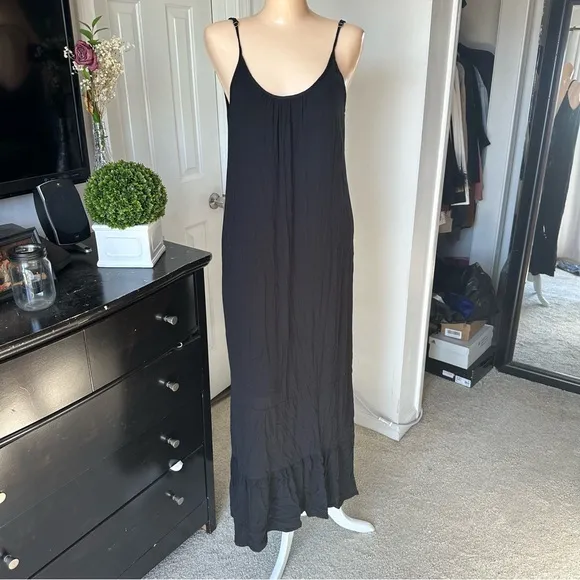 CHASER HEIRLOOM WOVEN TIERED LOW BACK MAXI SUNDRESS