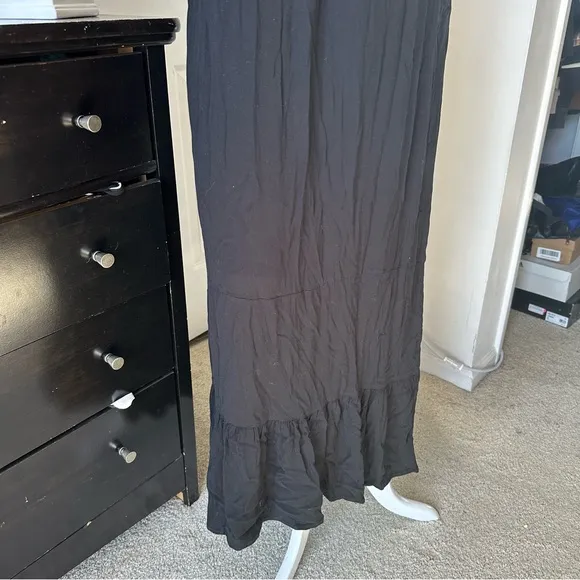 CHASER HEIRLOOM WOVEN TIERED LOW BACK MAXI SUNDRESS