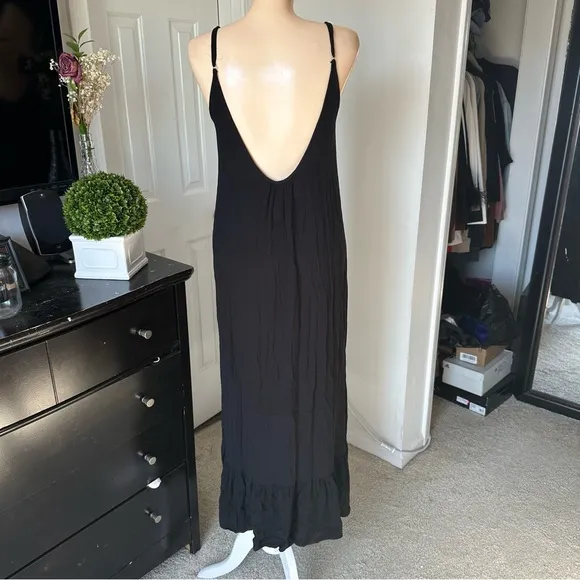 CHASER HEIRLOOM WOVEN TIERED LOW BACK MAXI SUNDRESS