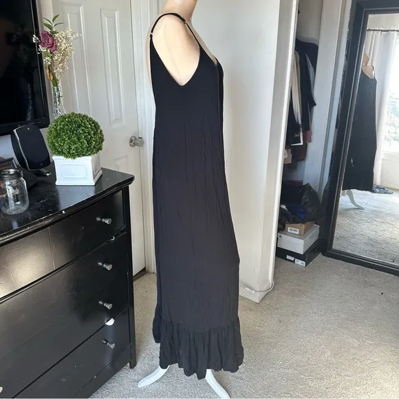 CHASER HEIRLOOM WOVEN TIERED LOW BACK MAXI SUNDRESS