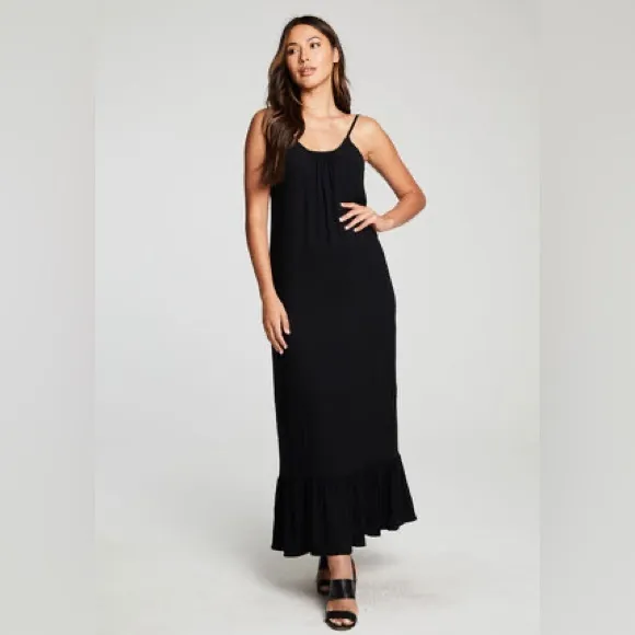CHASER HEIRLOOM WOVEN TIERED LOW BACK MAXI SUNDRESS