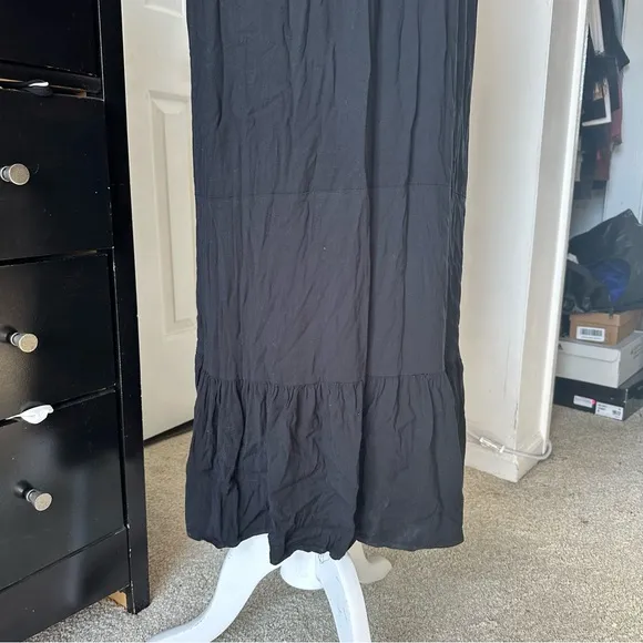 CHASER HEIRLOOM WOVEN TIERED LOW BACK MAXI SUNDRESS