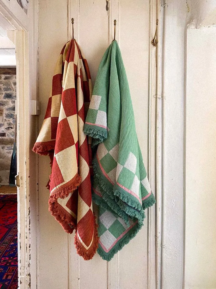 Checkered Throw Blanket