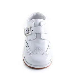 Chico White Patent Boot