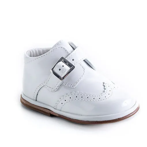 Chico White Patent Boot