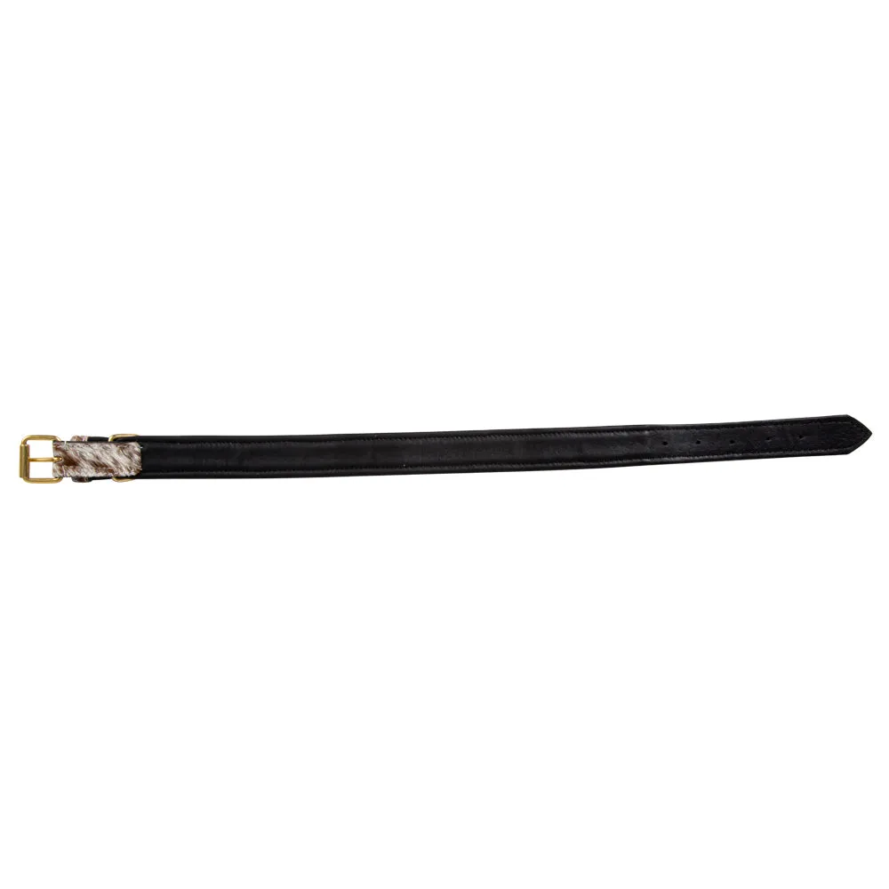 CHISSUM HAIR-ON HIDE DOG COLLAR
