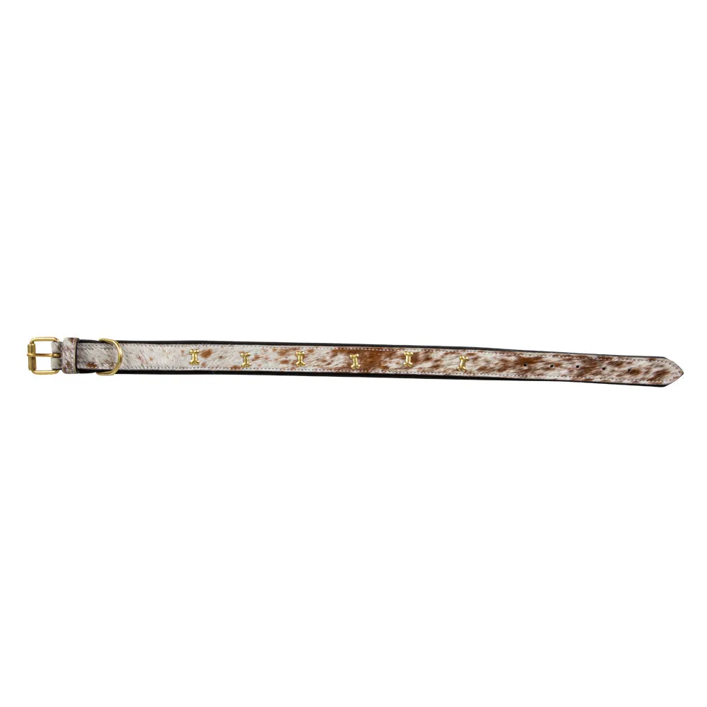 CHISSUM HAIR-ON HIDE DOG COLLAR