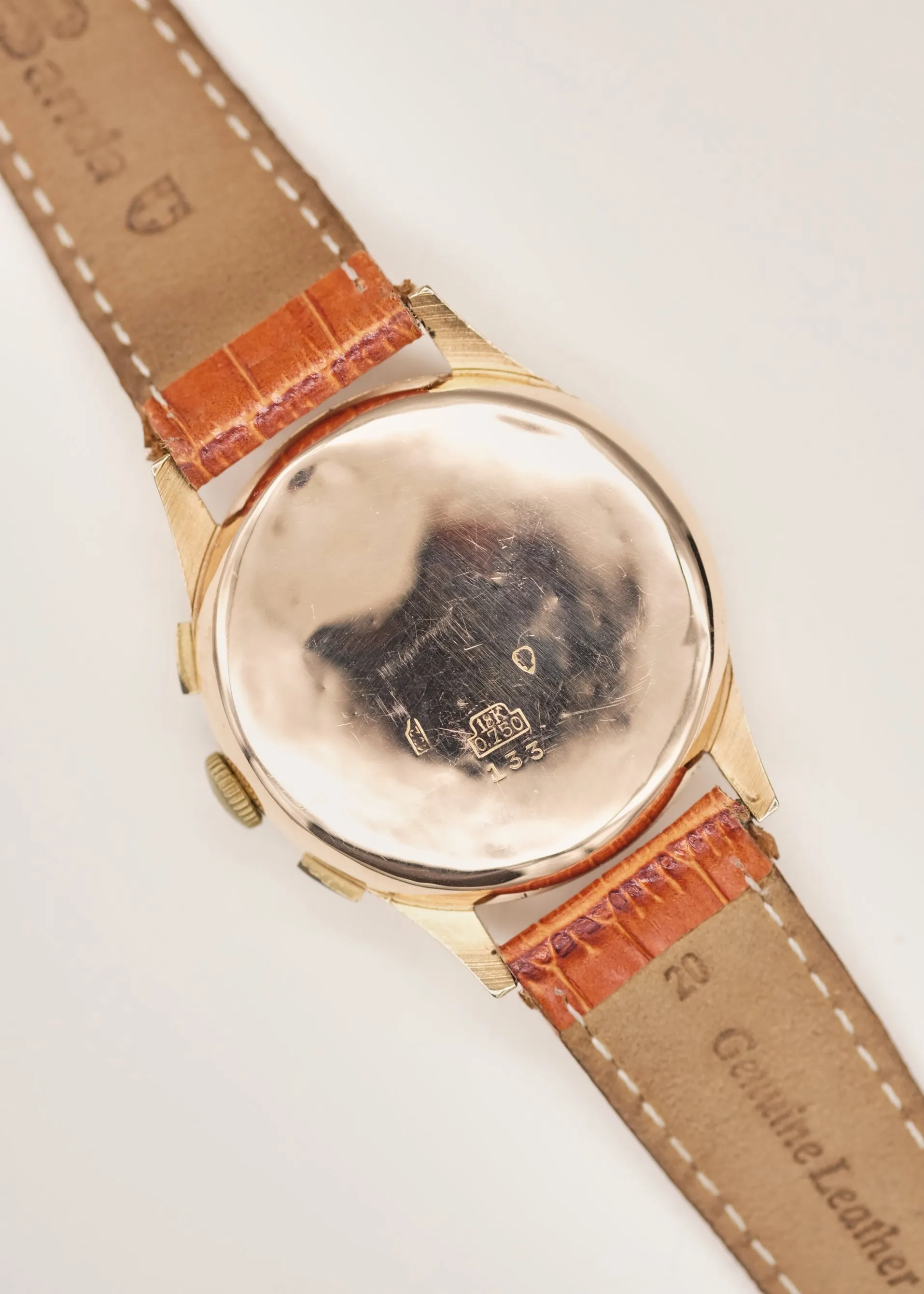 Chronographe Suisse Antimagnetique 18K - 1950's