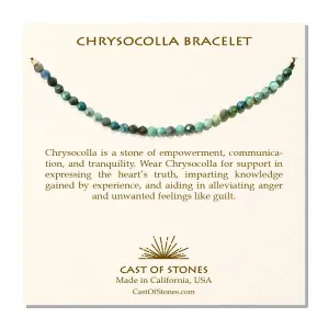 Chrysocolla Bracelet by Cast of Stones