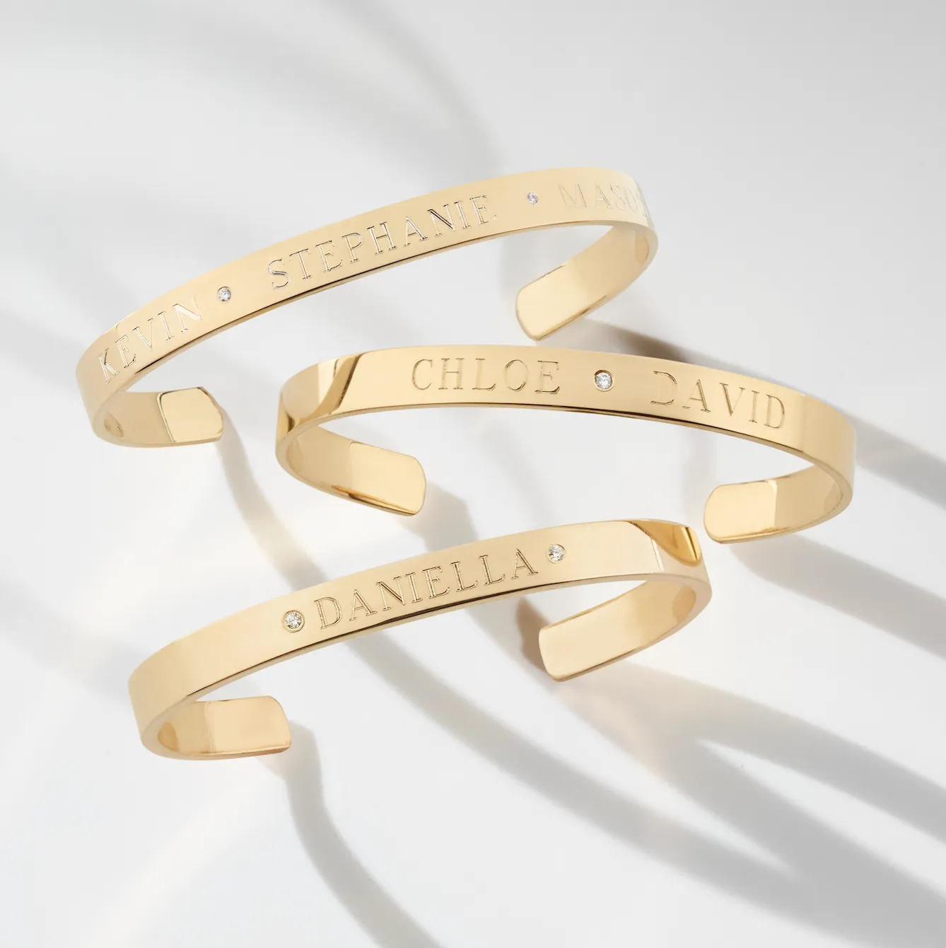 CIELA DUO DIAMOND BANGLE-MULTI TEXT