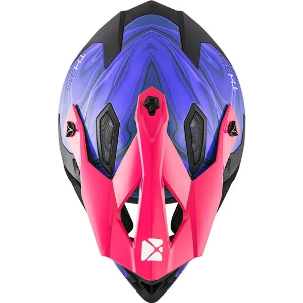 CKX TX319 Full-Face MX Off-Road Helmet - Volcanic Graphic