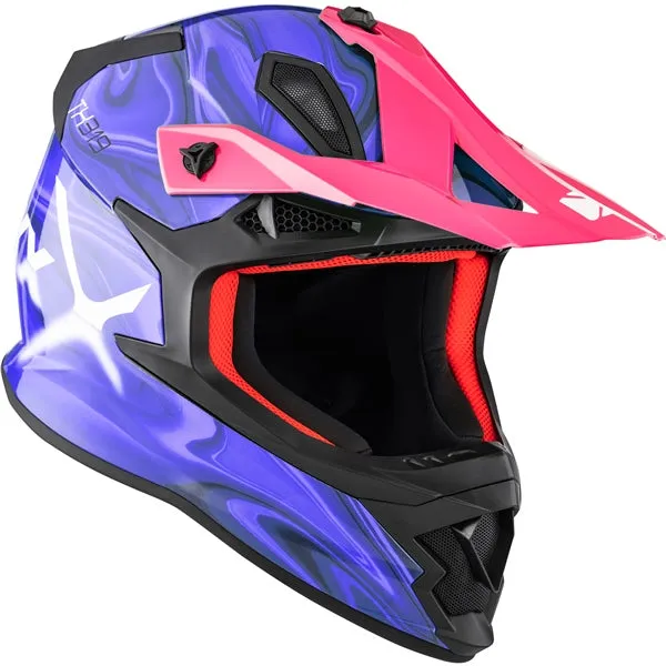 CKX TX319 Full-Face MX Off-Road Helmet - Volcanic Graphic