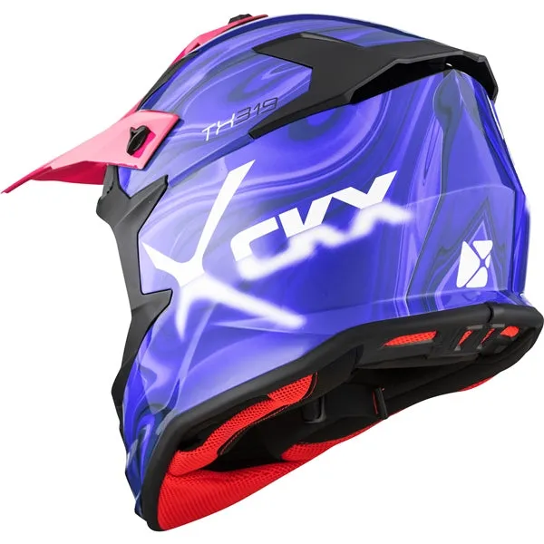 CKX TX319 Full-Face MX Off-Road Helmet - Volcanic Graphic