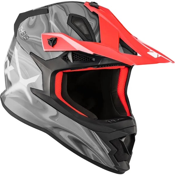 CKX TX319 Full-Face MX Off-Road Helmet - Volcanic Graphic