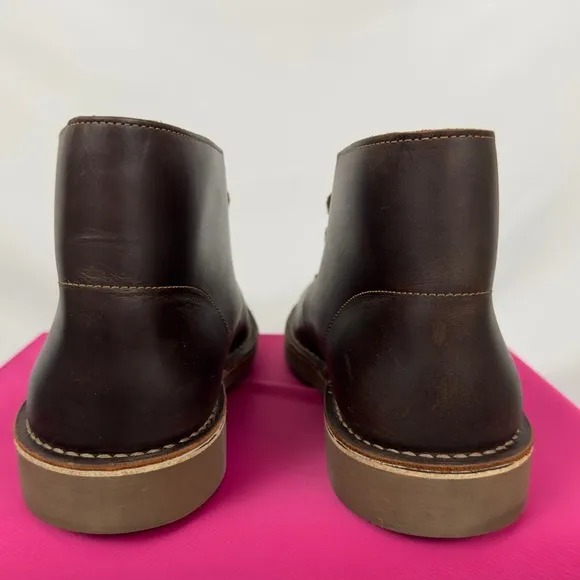 Clarks men's Bushacre 2 Lace Up Chukka Boot Dark Brown Leather   US 11 1…