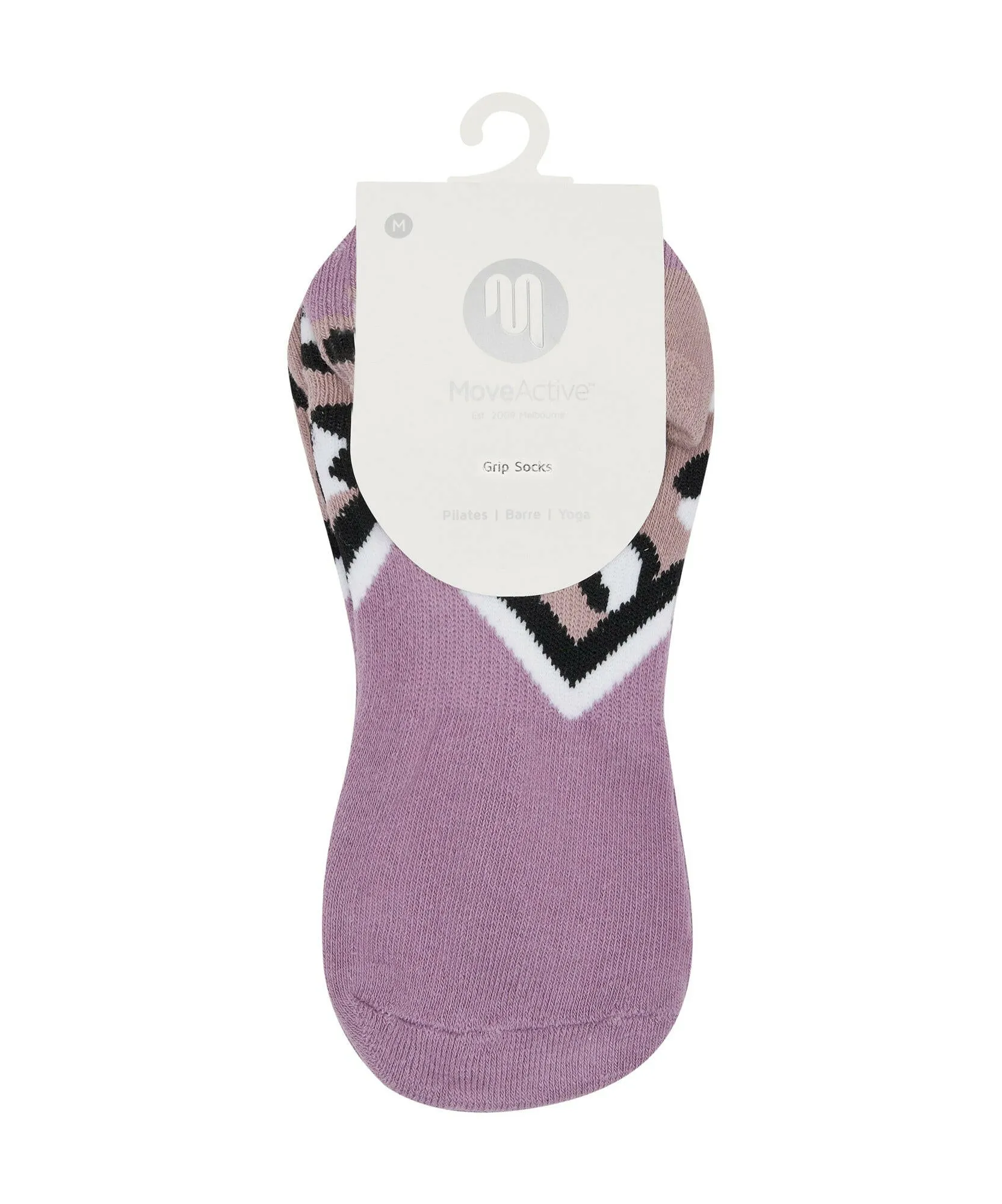 Classic Low Rise Grip Socks - Cheetah Volley