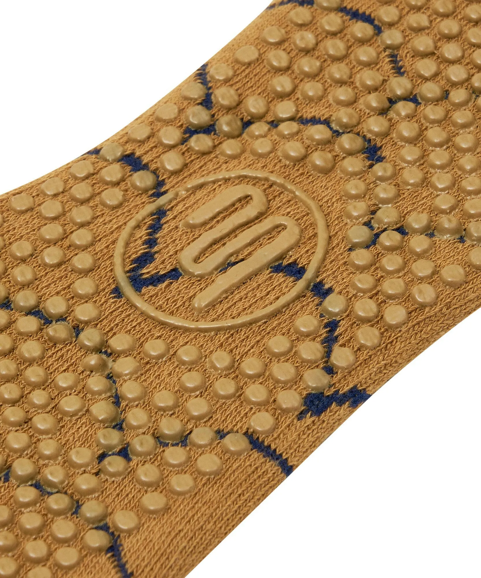 Classic Low Rise Grip Socks - Scallop Mustard
