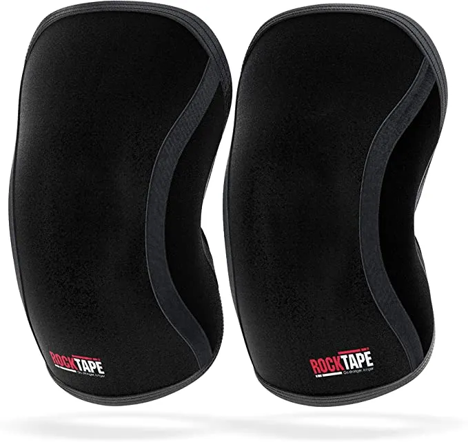 Classic Rocktape Assassins Knee Sleeves- Black  7mm