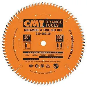 CMT 210.080.10 10" x 80T Plywood & Melamine Blade